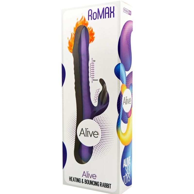 Rabbit Vibrator i Silikon Lila