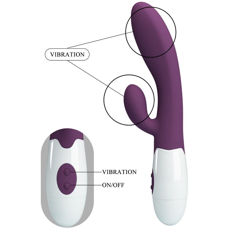 Rabbitvibrator 'Alvis' 30 Funktioner