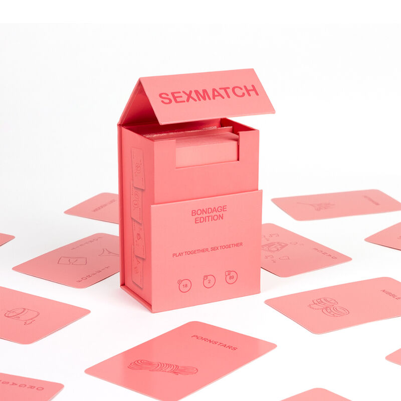 sexmatch bondage edition kortspel med bdsm-inspirerade utmaningar