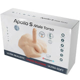 halvtorso apollo s i silexpan, 23,5 cm med markerade former