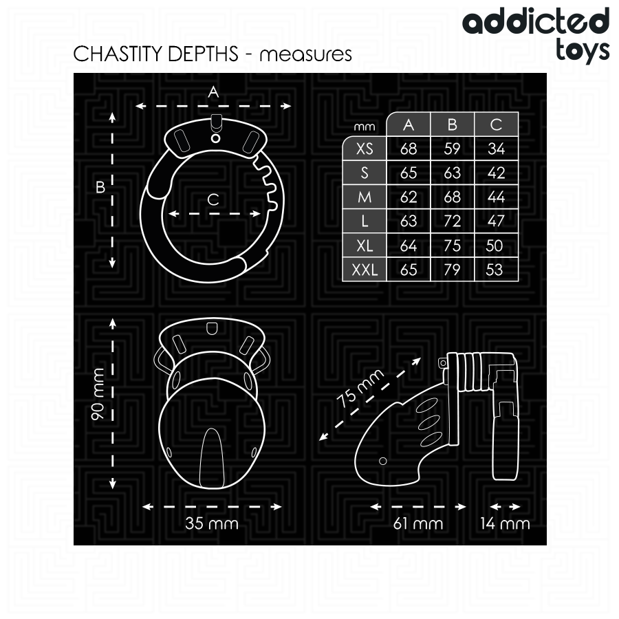 Penisbur Chastity Depths 7,5 cm