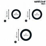 Set med Platta Ringar i Silikon