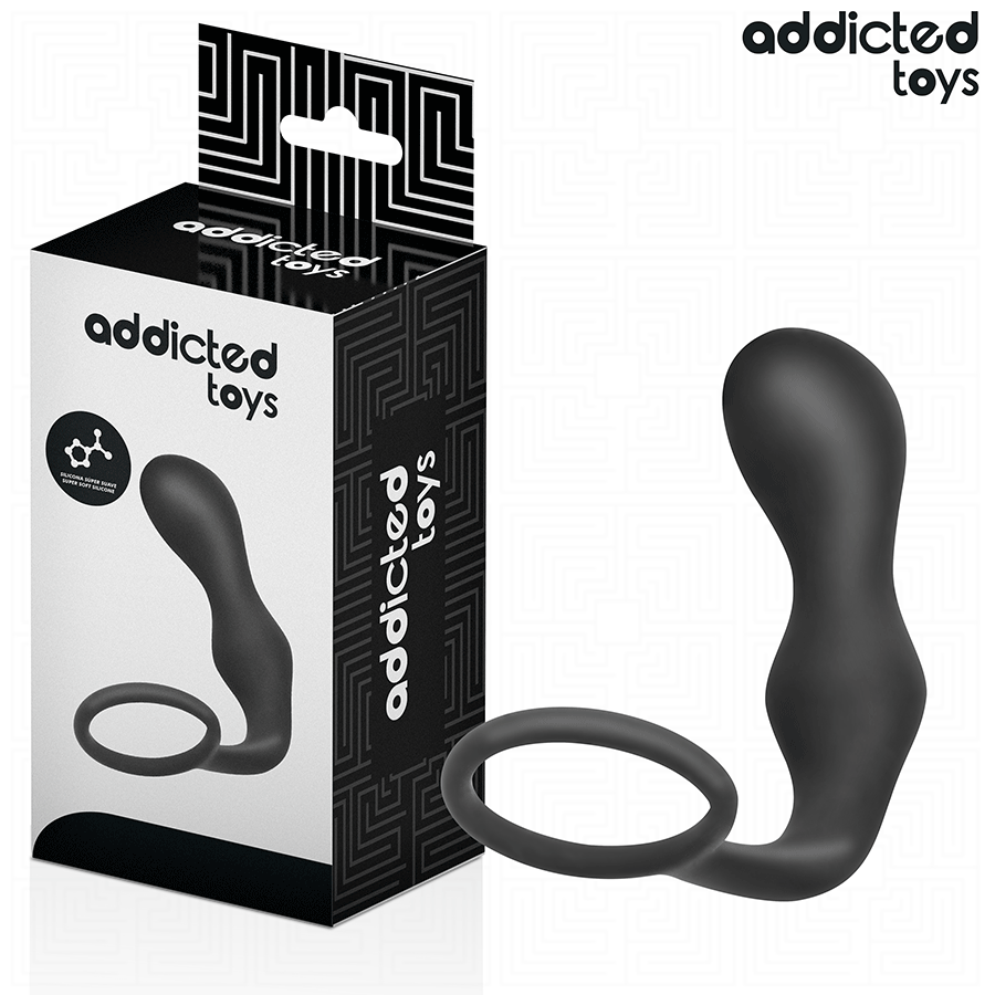 Buttplug med ring i silikon variant 3 från Addicted Toys