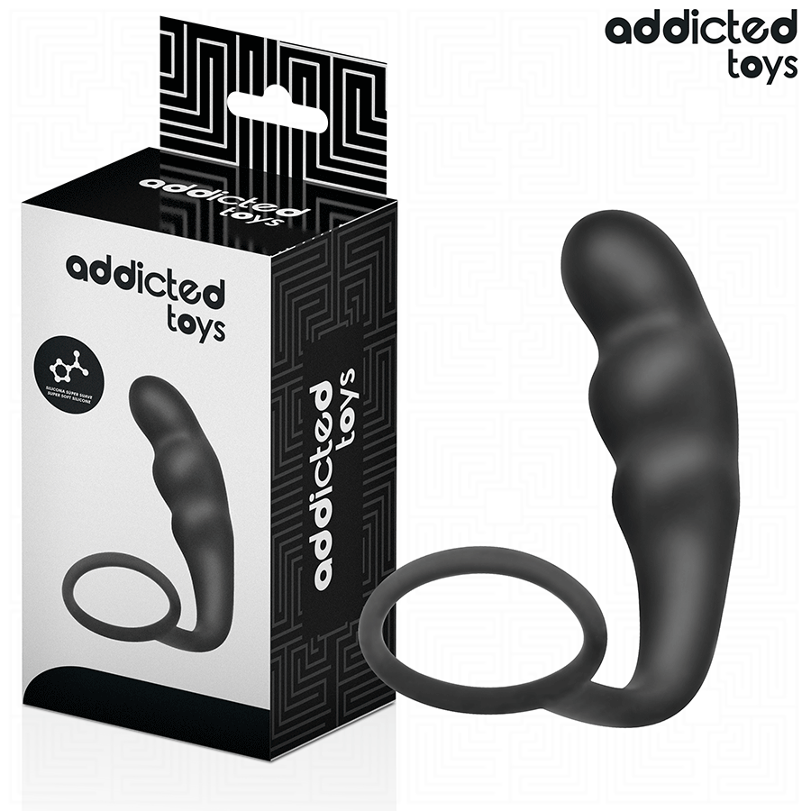 Buttplug med ring i silikon variant 4 från Addicted Toys