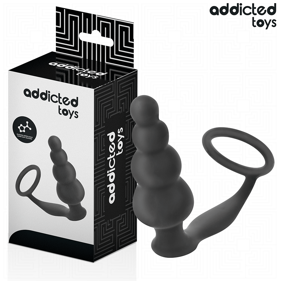 Buttplug med ring i silikon variant 5 från Addicted Toys