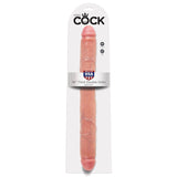 realistisk tjock dubbeldildo i mjukt material, 40,6 cm