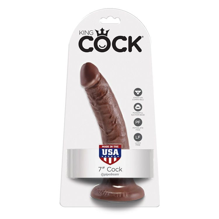 Dildo Realistisk 17,8 cm Beige/Brun