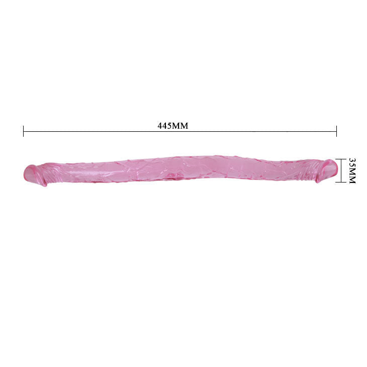 Dubbeldildo Soft Feel 44,5 cm