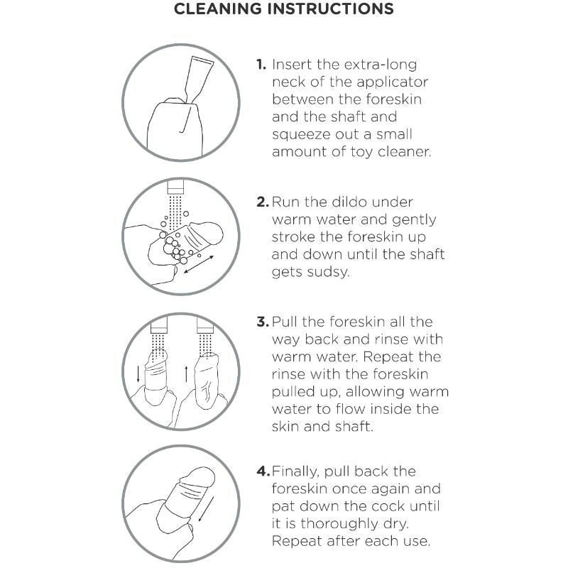 Dildo med Förhud 21 cm