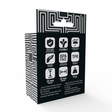 Penisringset i Silikon Svart/Transparent