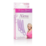 Vaginalt Dilatorset i Silikon 3 Delar Lila