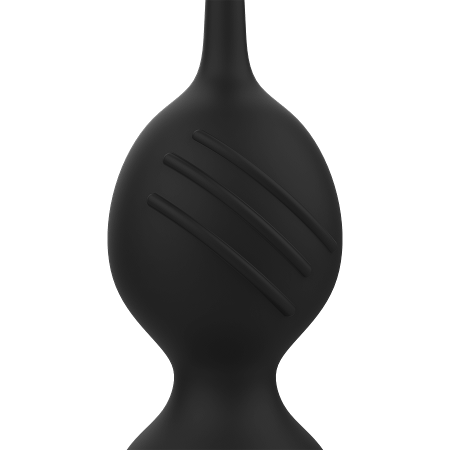 Vibrerande Knipkulor Svart Uppladdningsbar