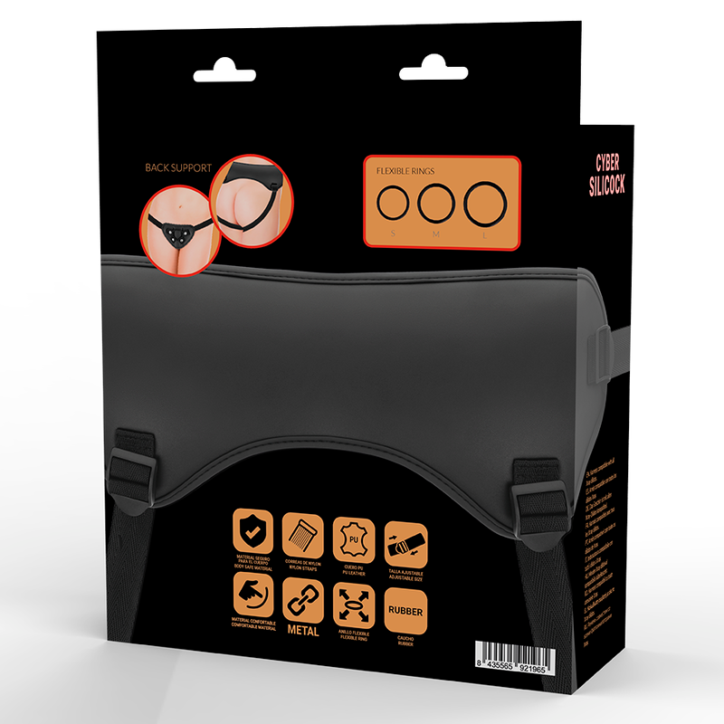 Harness '4-Strap' 3 Silikonringar