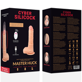 fjärrstyrd thrusting-dildo med realistisk form, 20,9 cm lång