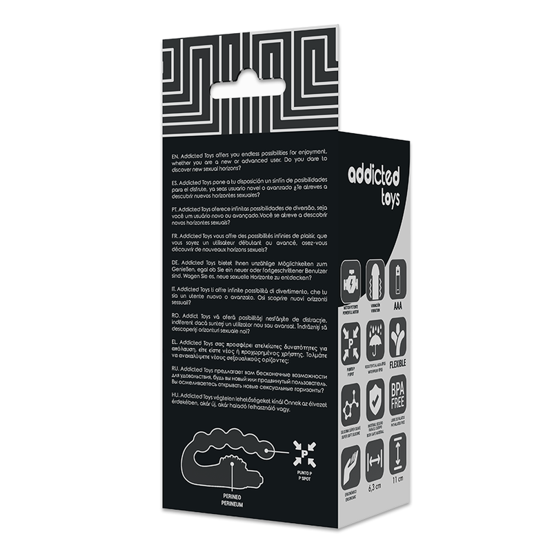 Prostatamassager med Vibration Svart