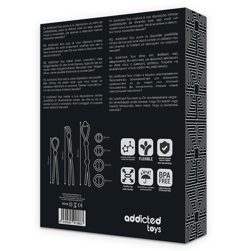 Penisringset Flexibel i Silikon 7 Delar