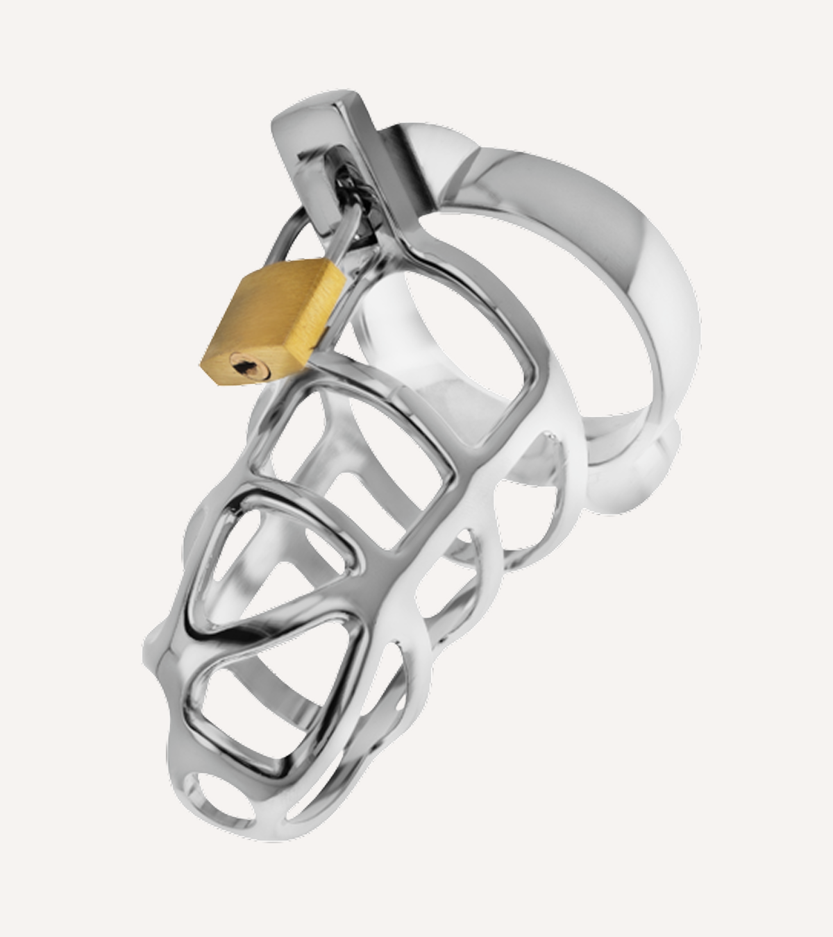 Penisbur Silver Lock i Metall Storlek S